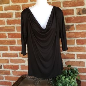 🏡DV Banana Republic Scoop Drape Neck Top L